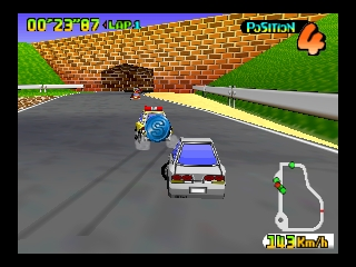 Choro Q 64 (Japan) In game screenshot